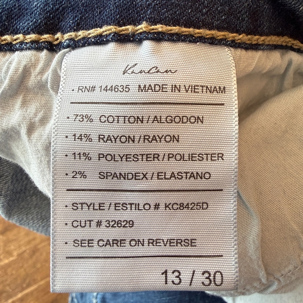 KanCan High Rise Distressed Blue Jeans - Picture 14 of 15